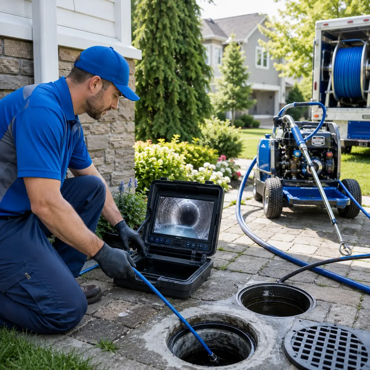 Outdoor drain cleaning professionals serving Rives, TN